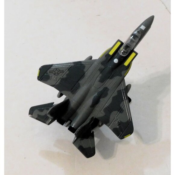 F-15 Eagle Die-Cast Model Plane Metal Plastic Motormax 603101 Boxed - Picture 5 of 15